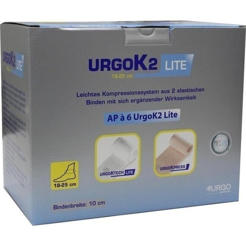 Urgo GmbH Urgok2 Lite Kompr.syst.knöchelumf.18-25cm 10cm 08464147