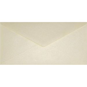 Netuno Briefumschläge Aster Metallic, DIN lang, ohne Fenster, nassklebend, 120g/m², 25 Stück