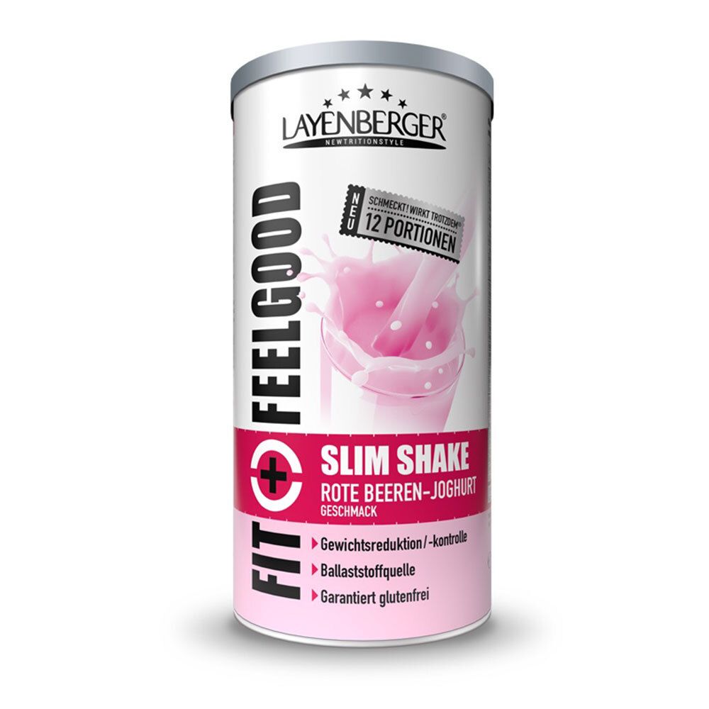 Layenberger Fit+Feelgood Slim Shake rote Beeren 396 g Pulver