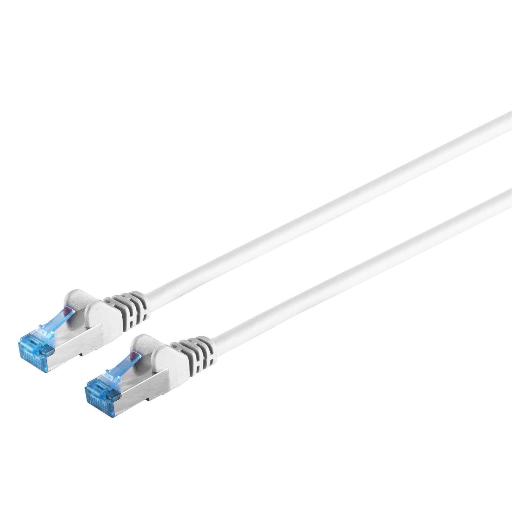 Shiverpeaks S/CONN maximum connectivity Netzwerkkabel-Patchkabel, cat 6A, S/FTP, PIMF, weiss, 0,25m (S/FTP, CAT6a, 0.25 m) (75711-0.25W)