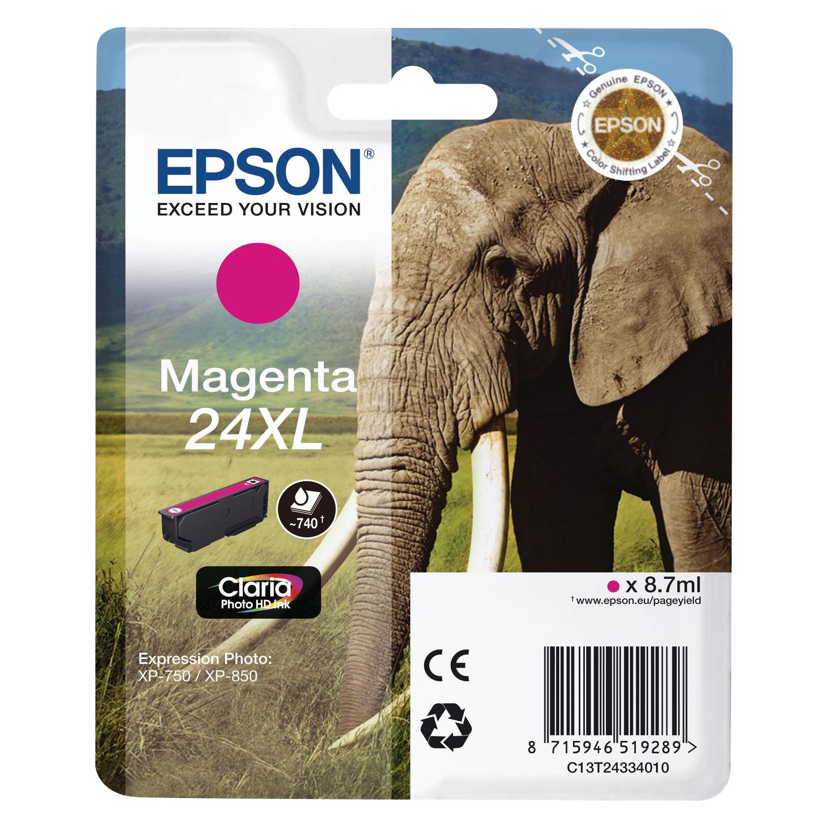 Epson 24XL Claria Photo HD (M) (C13T24334010)
