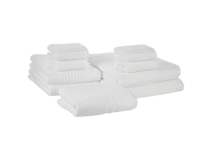 BADEHANDTUCH 9-teilig Weiß Areora