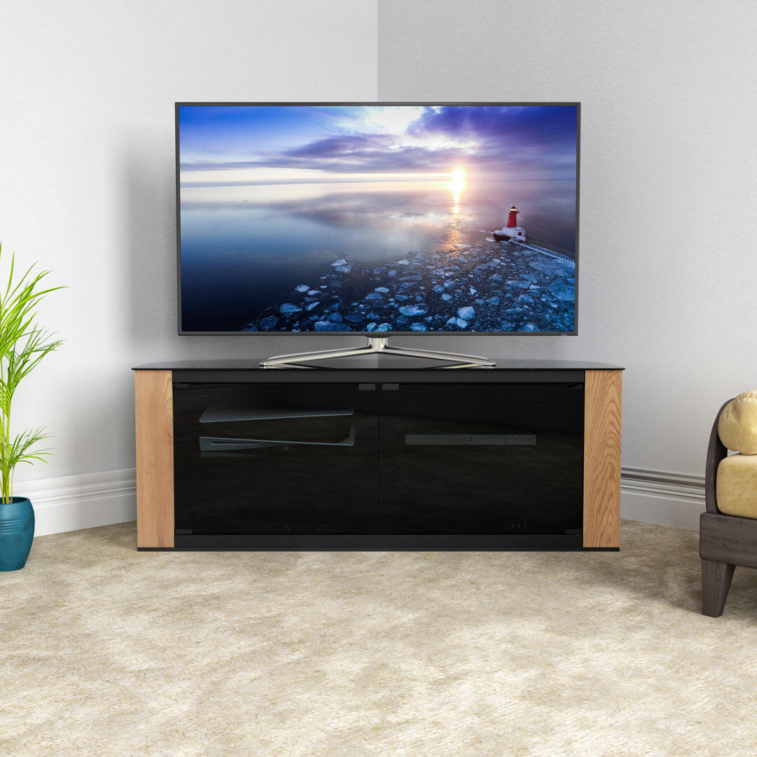 Ebern Designs Donyel TV Stand for TVs up to 60" Wood/Black 60"