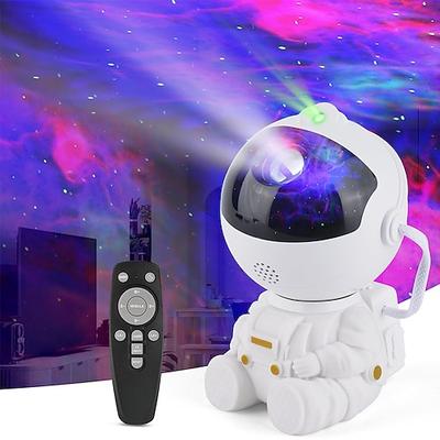 Astronaut LED Sternenhimmelprojektor LED-Sternprojektor Galaxieprojektor mit Fernbedienung einstellbare Geschwindigkeit und Helligkeit Nachtlichtprojektor Aurora-Lichterprojektor