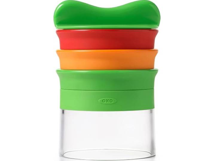 OXO Good Grips – Spiraliseur Coupe-légumes 3 Lames - Coupe-légumes Manuel pour Spaghetti de légumes - Multicolore