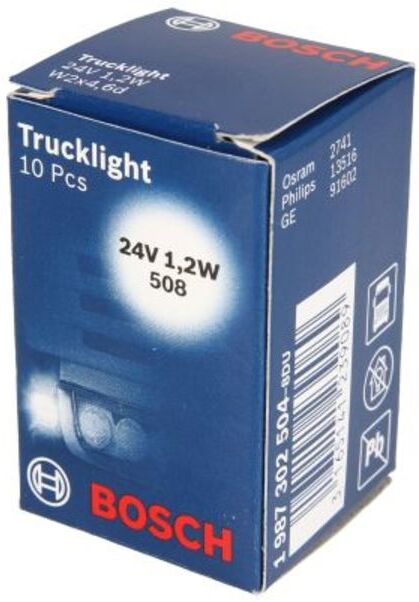 Glühlampe Sekundär BOSCH PBT5 Trucklight 24V, 1,2W, 10 Stück