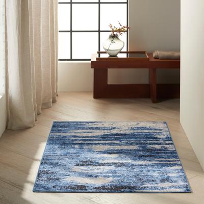 Calvin Klein River Flow Contemporary Abstract Area Rug