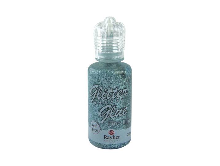 Rayher Glitterkleber Metallic Lagune 20 ml