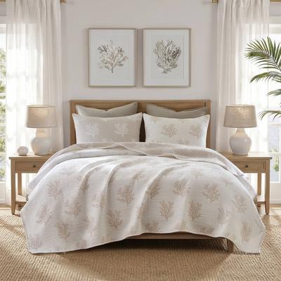 Harbor House Blue Mia Coral 3 Piece Quilt Mini Set