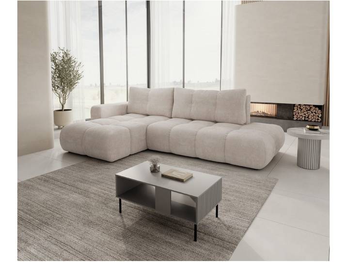 yourhouse24 Ecksofa SOHO, mit Schlaffunktion & Bettkasten, weicher Chenille-Stoff