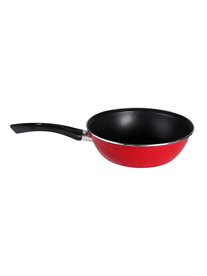 CEGECO Tiefe Pfanne "Basic" in Rot - Ø 28 cm - onesize