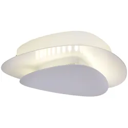 Näve LED Wand- und Deckenleuchte "Liso" weiß