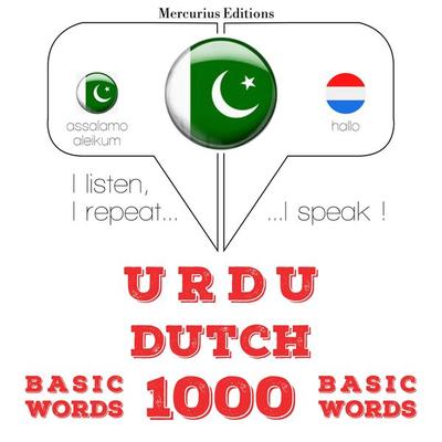 1000 essential words in Dutch - JM Gardner, Audio, 9782821147577