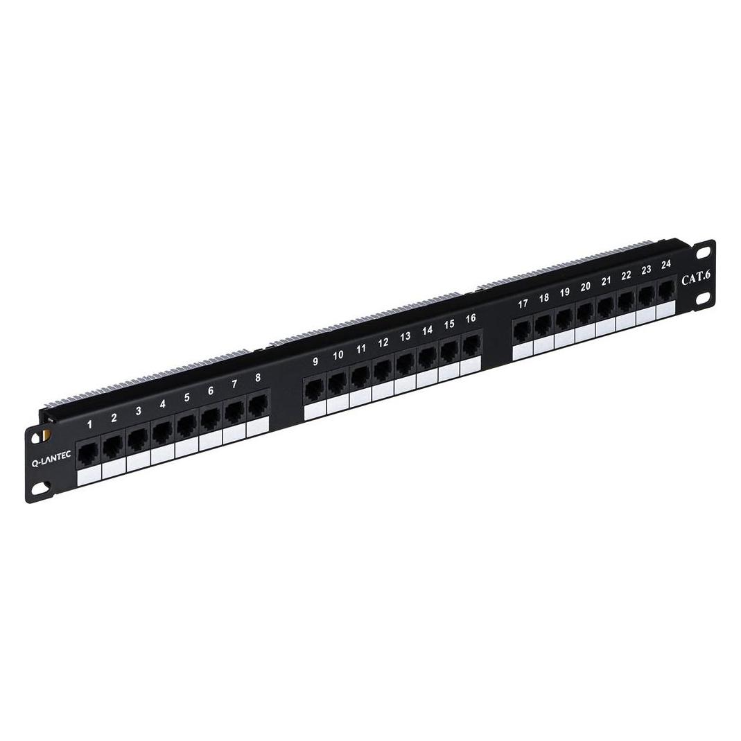 Alantec Patchpanel UTP Cat.6 19 Zoll 1HE 24xRJ45 LSA (PK-U6-1)