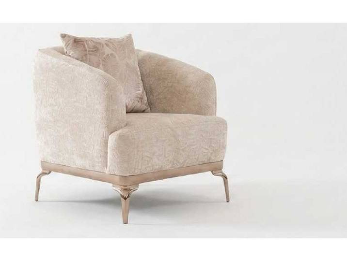 JVmoebel Sessel Sessel Beige Modern Luxus Bequem Polstersessel Stuhl Sessel