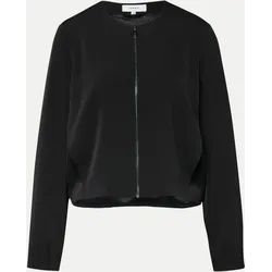 Boxy-Fit Blouson Schwarz 38