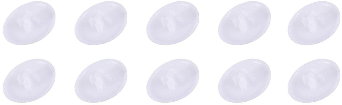 100 stuks Schroefdop Afdekkingen Wit - Ronde Plastic Schroefdeksels voor Meubelafwerking