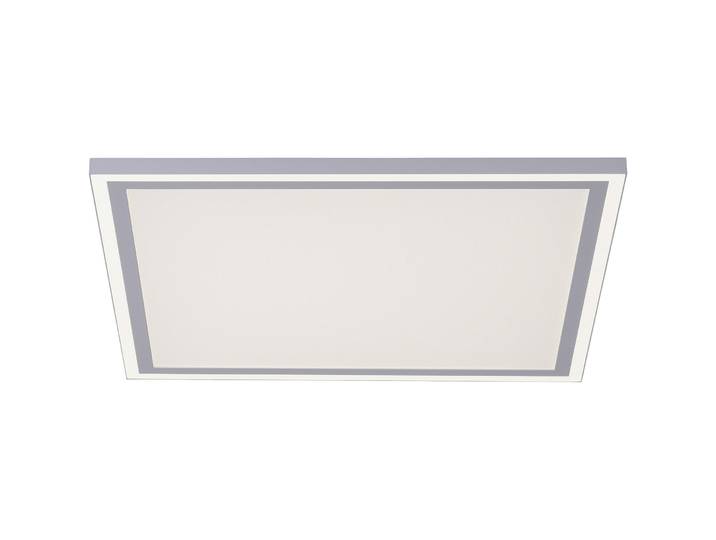 Deckenlampe Gloss Weiss Aluminium/Kunststoff 5200 lm Dimmbar B 46 cm - LED - Lichtfarbe: Extra warmweiss - Tageslichtweiss - LED Energiesparlampen