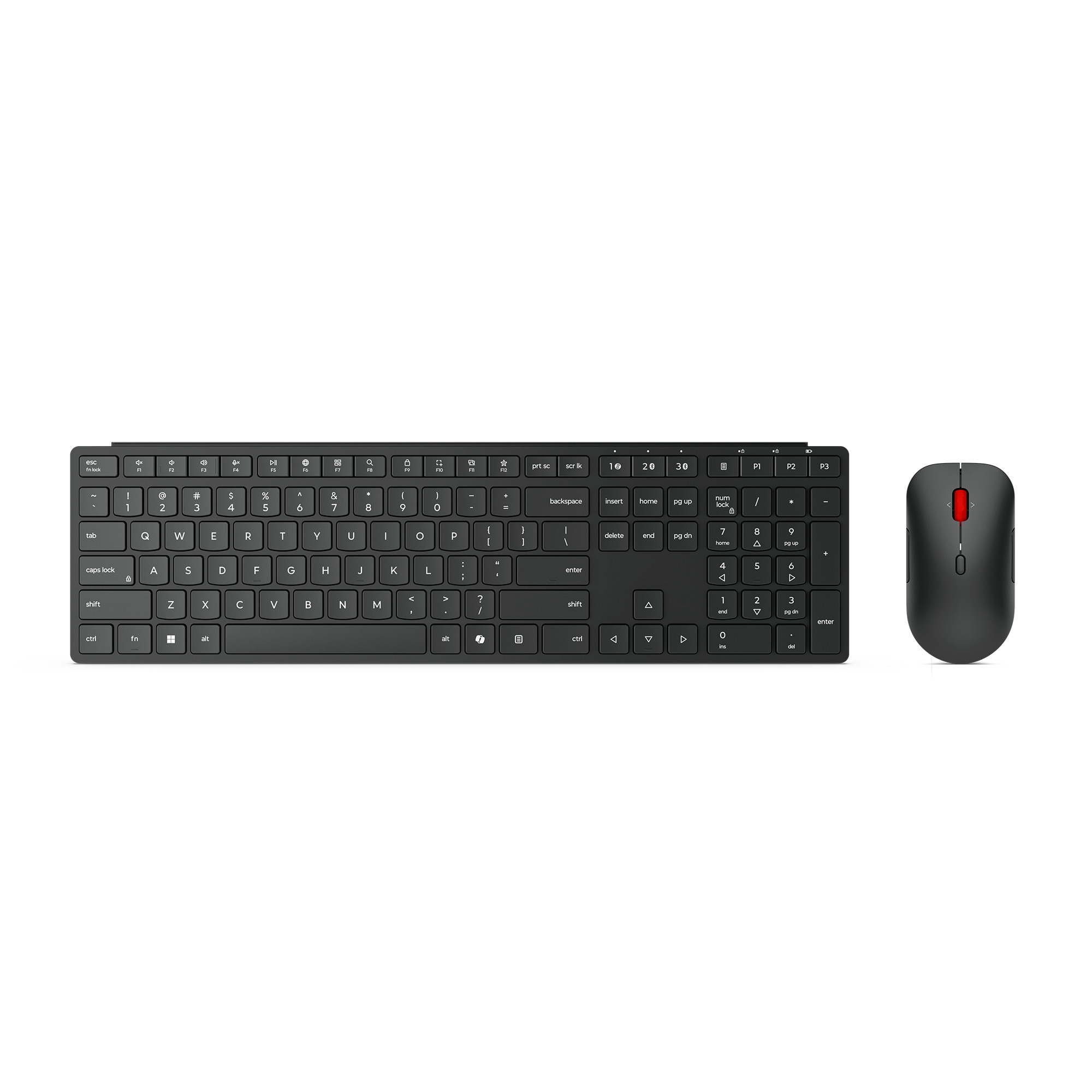 Lenovo Pro Combo 6000 Schwarz Maus-Tastaturkombination, kabellos, Bluetooth, Windows Swift Pair