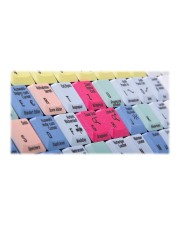 Logickeyboard Standard Verkabelt USB QWERTZ Mehrfarbig Steinberg Cubase Nuendo German Slim Line PC Keyboard (LKB-CBASE-AJPU-DE)