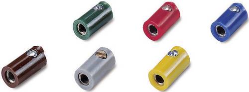 Modellbahn Muffen 2.6mm 100 St. Gelb, Grau, Grün, Rot, Blau, Braun, Weiß, Schwarz, Orange