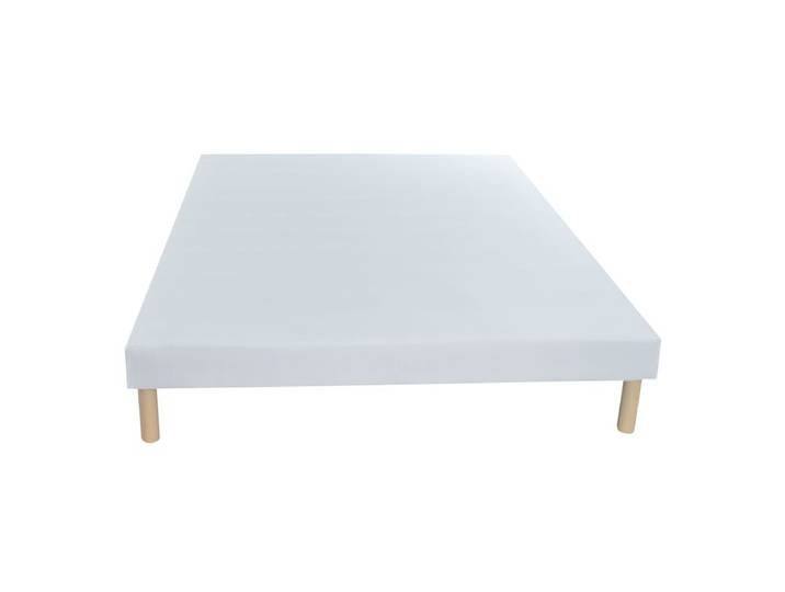 Sommier tapissier 140x190 cm NERION blanc