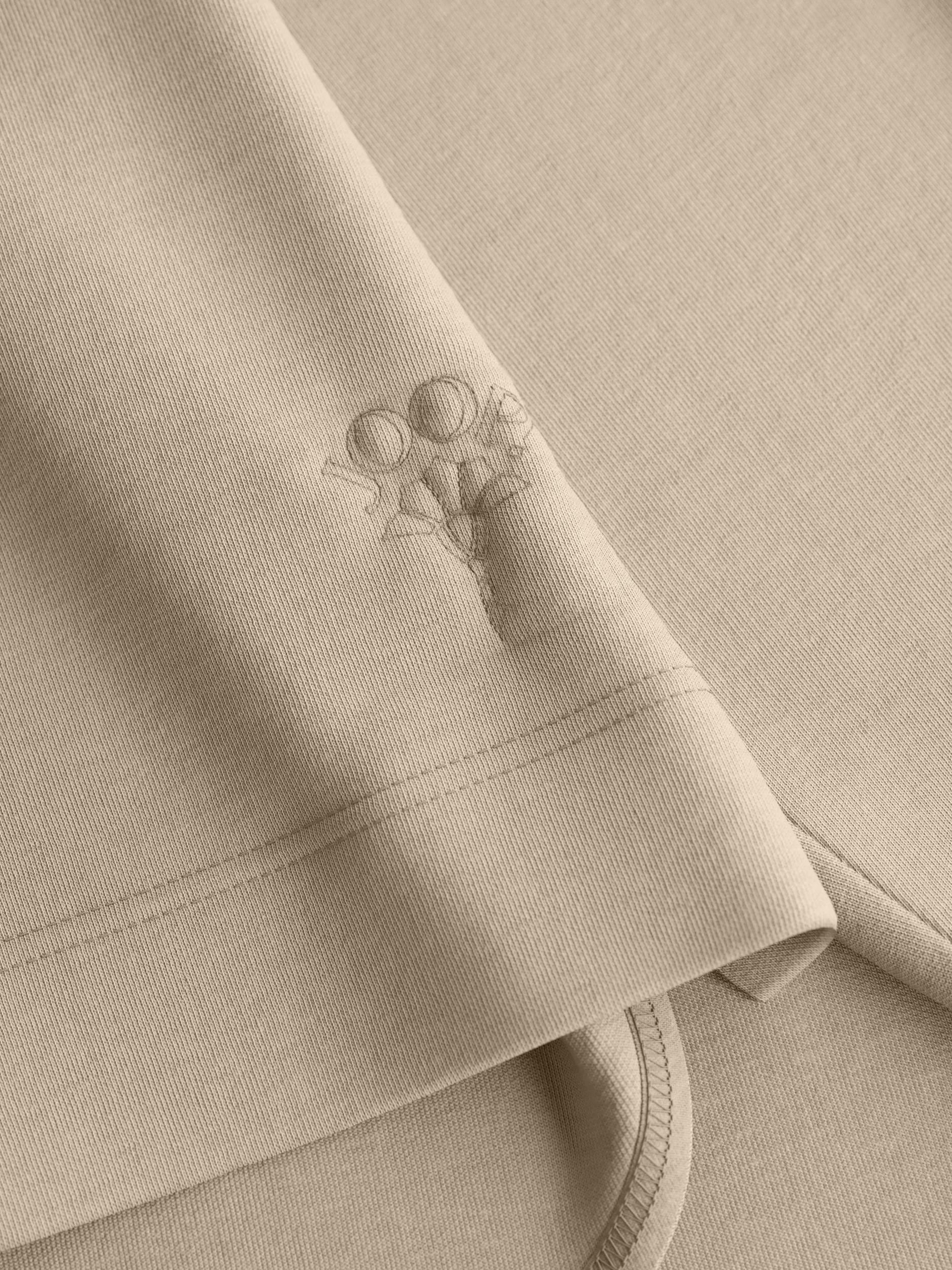 Joop! Sweatshirt JOOP "Taio", Damen, Gr. 38, beige, Sweatware, Obermaterial: 63% Baumwolle, 37% Polyester, clean, unifarben, normal normal, Rundhals, Bündchen, Sweatshirts Sweatshirt, mit breitem Logoband