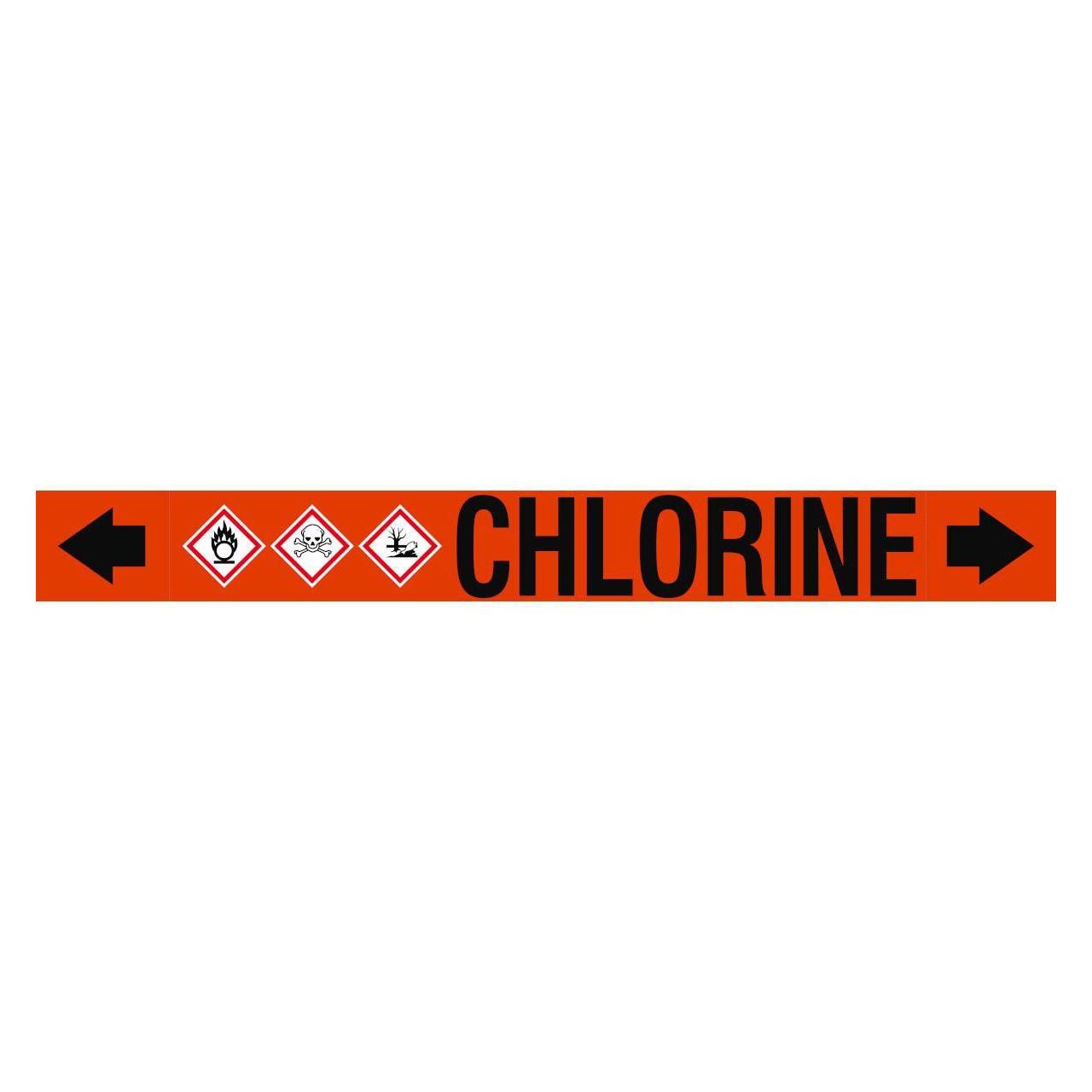 Brady ASME - Rohrmarkierer - Chlorine (ASMEPM-100X920MM-CHLORINE)