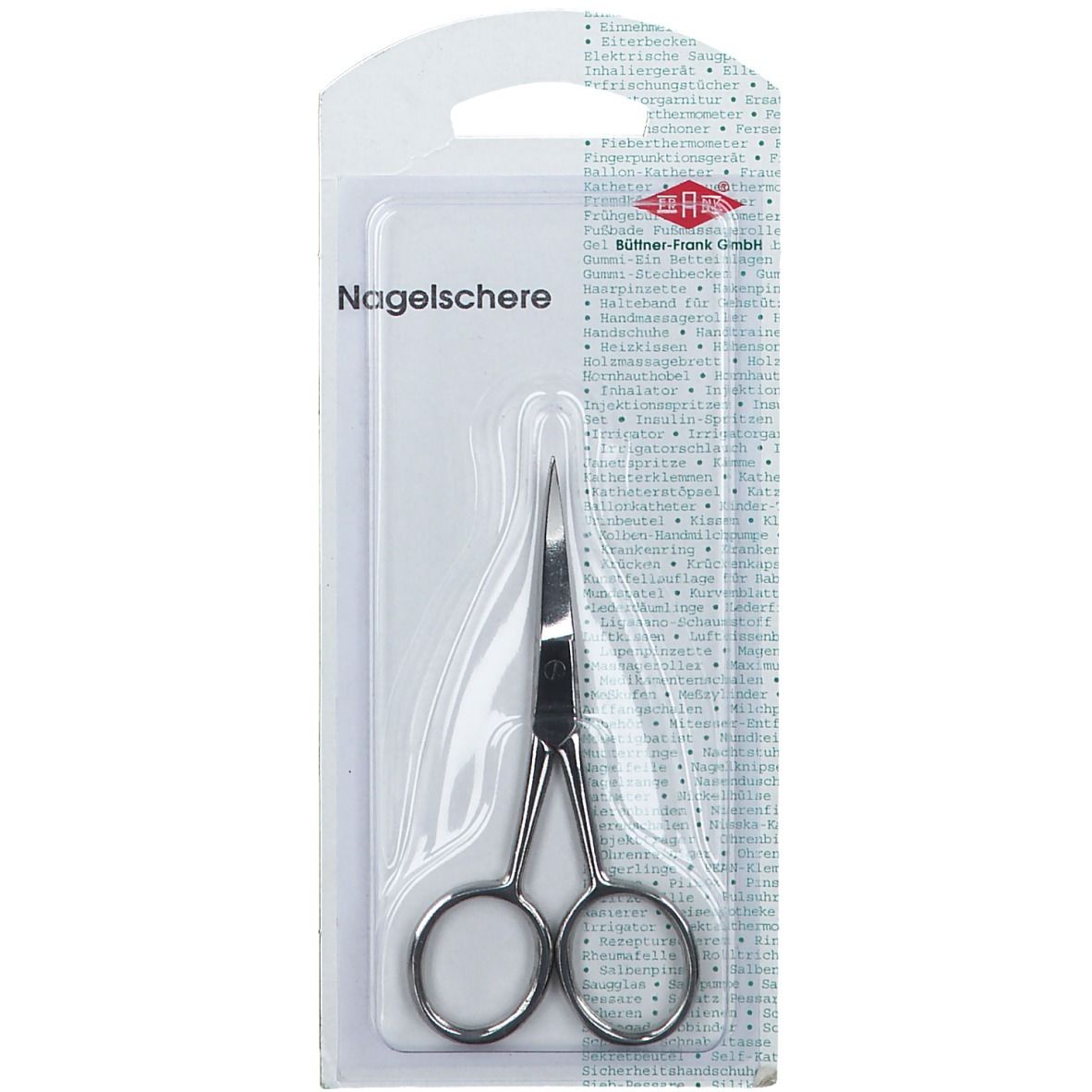 Nagelschere 9 cm gebogen 1 St Schere