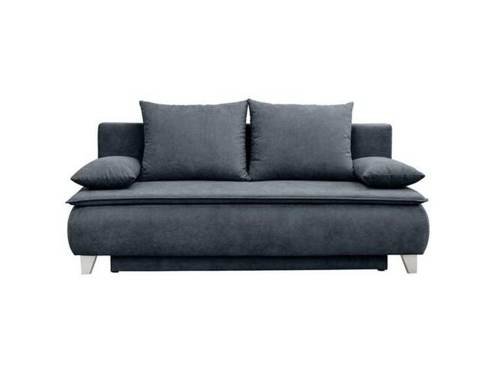 Boxspringsofa + Schlaffunktion Mona Anthrazit B: 208 cm