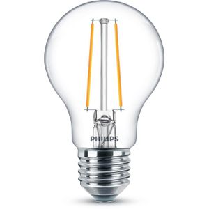 Philips LED-Lampe Filament, E27, 1,5W ersetzt 15W, warmweiß
