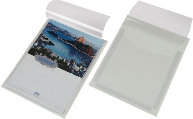 Pochette auto-adhésive Eichner en film vinyle transparent DIN A4 10 pcs. (9218-02013)