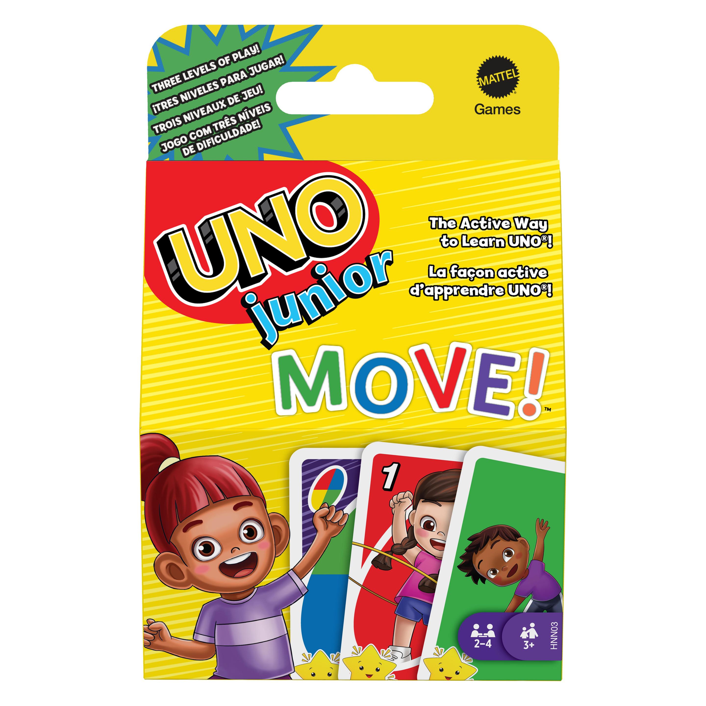 Mattel Games UNO Junior Move (Multilingual, 2 - 4 Spieler) (HNN03)