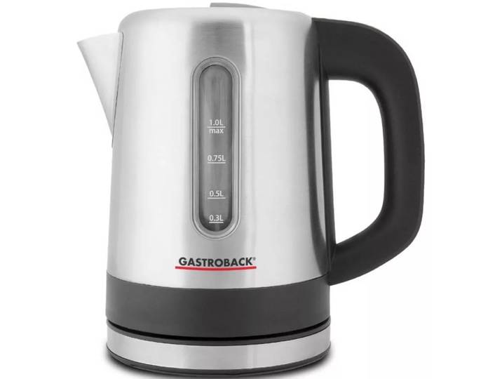 E+P Elektrik - Gastroback Wasserkocher 42435, Schwarz, 1 l