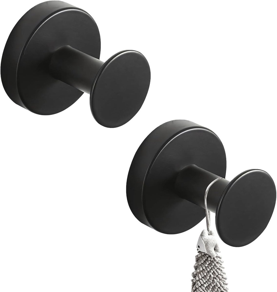 Set van 2 Upgrade Suction Cups roestvrijstalen vacuum zuighaken voor badkamer en keuken