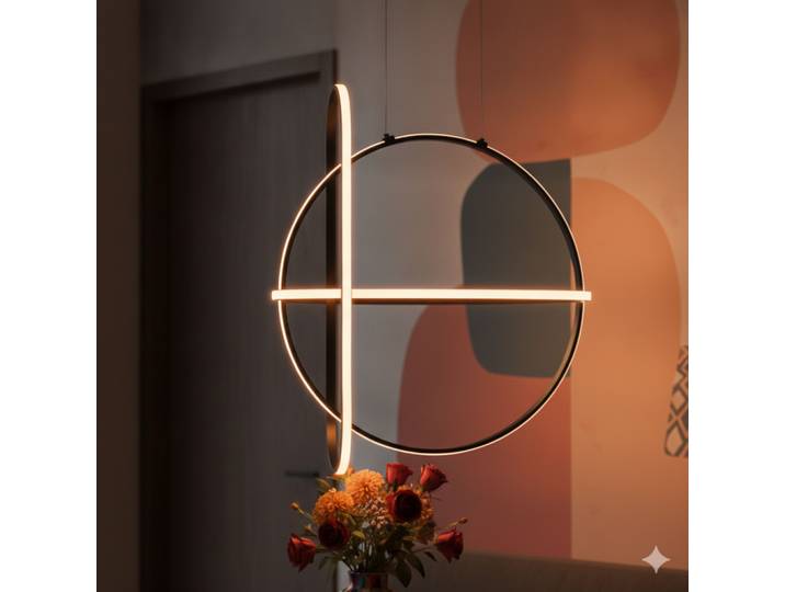 Design hanglamp Arte zwart rond Lyora - 110165