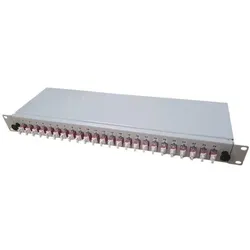 EFB Elektronik Teilbestückte Breakoutbox mit 6 LC-Duplex Kupplungen OM4 Teilbestückte Breakoutbox ausgestattet mit (U/FTP, CAT6), Netzwerkkabel