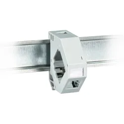 EFB IMT-01-HS-GR INFRALAN® 1-Port RJ45 Keystonehalter für Hutschienenmontage IMT01HSGR