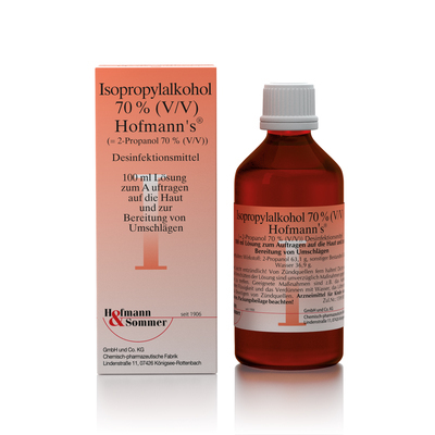 Hofmann & Sommer GmbH & Co. KG ISOPROPYLALKOHOL 70% V/V Hofmann's 100 ml 00690536