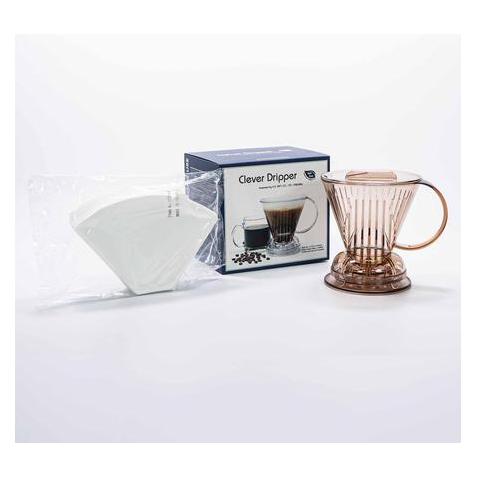 MGA Tropfer - L 500 ml, durchscheinendes Braun + 100 Filter (0.50 l) (35922686)
