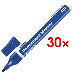 OTTO Office 30x Permanent-Marker blau