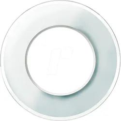 ELSO WDE011406 - Glasrahmen, 1-fach, weiß, rund, Renova, Retro-Design
