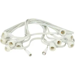 Showgear Festoon Light E27 100 cm Abstand - weiß - 50 m
