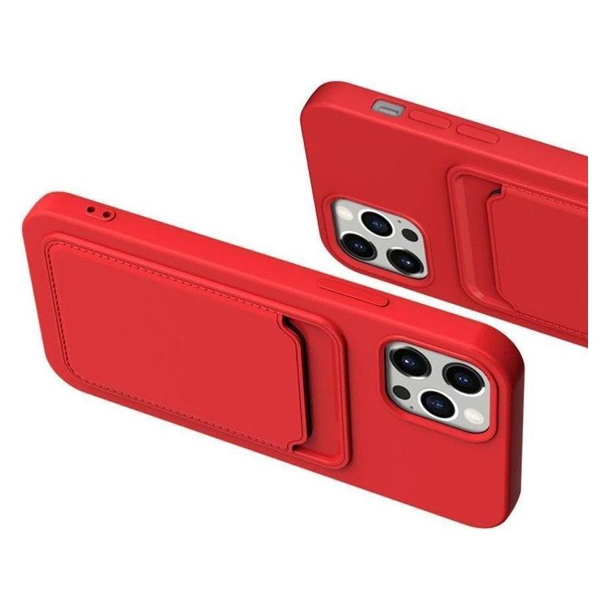 Hurtel Kartenetui Silikon Wallet Case mit Kartenfach Dokumenten für Samsung Galaxy A73 Schwarz (Samsung Galaxy A73 5G) (1404978613)