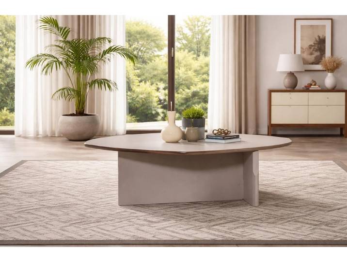 Xlmoebel Couchtisch Eleganter Holz-Couchtisch für stilvolle Wohnzimmergestaltung, Made in Europa