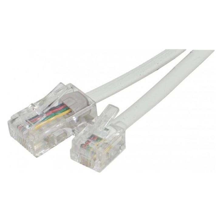 Exertis Connect Telefonkabel, weiss, 15,0 m (EXC911748)