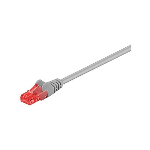 Goobay CAT6 UTP Ethernet/LAN netwerkkabel, grijs, 5m