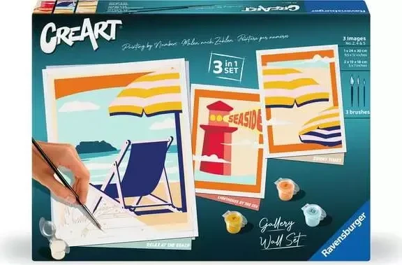 Ravensburger CreArt Gallery Wall Set - At the Beach