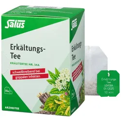 Erkältungs-tee Kräutertee Nr.34a Salus F 15 St