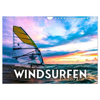 Windsurfen - Wellen und Wind (Wandkalender 2026 DIN A4 quer), CALVENDO Monatskalender